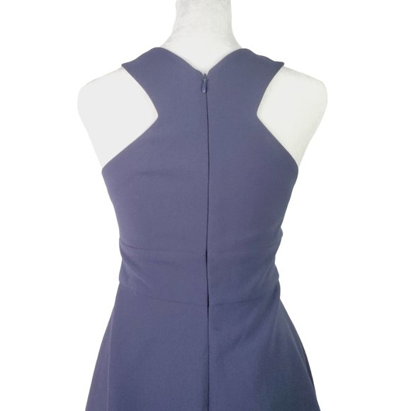 Likely Kensington Fit and Flare Cutout Mini Navy Blue Lined Dress, Size 2 - Picture 7 of 10